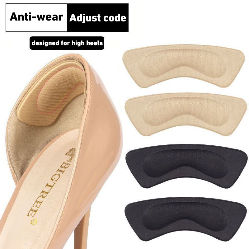 Heel Liner Grip - Fashion 2pcs Practical Sticky Fabric Shoes