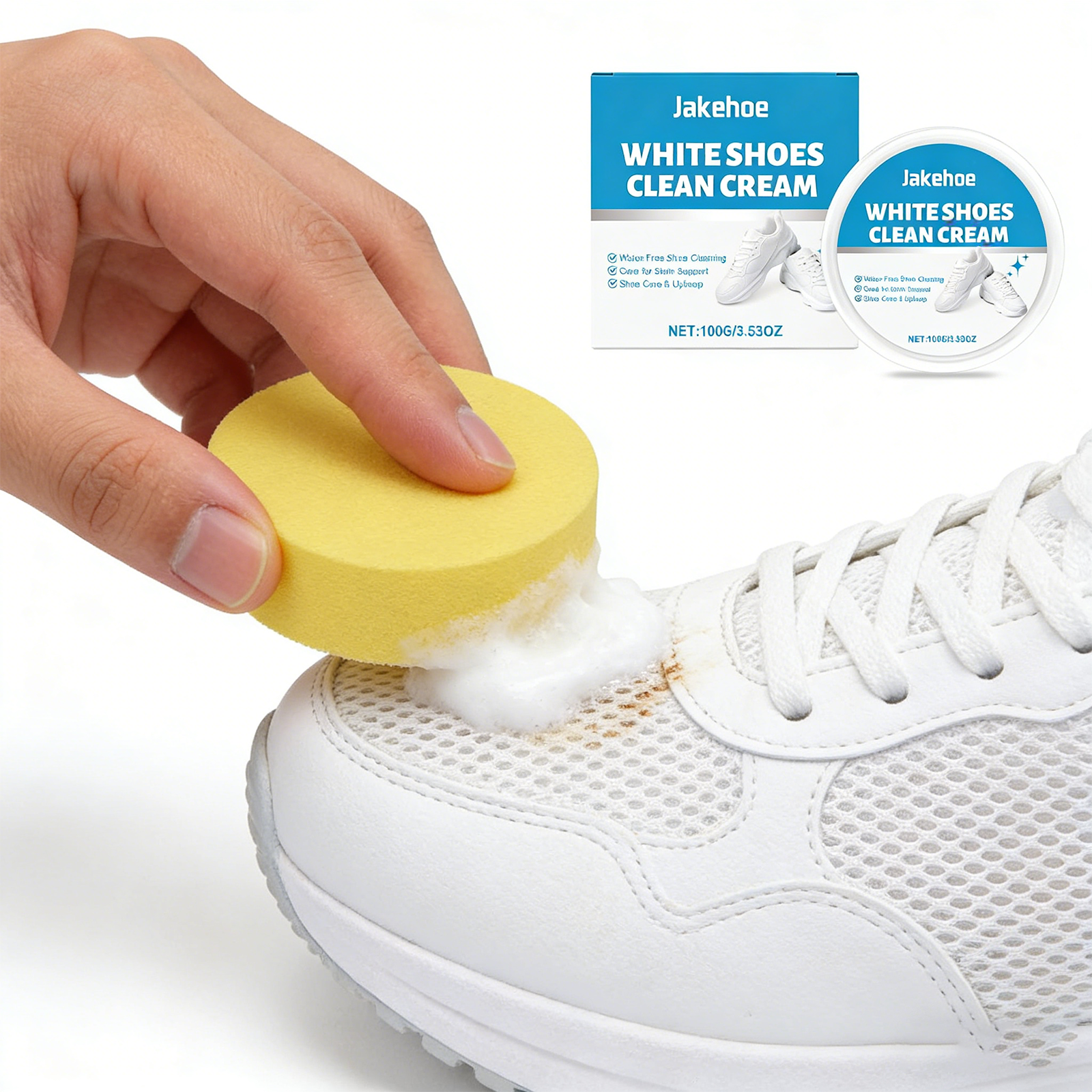 Sneaker Care Products - White Shoe Cleaner Cream Sneaker Stain