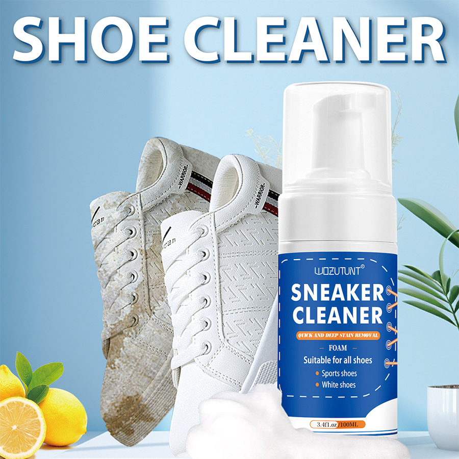 Sneaker Cleaning Kit - 100ml White Shoe Cleaner No-wash Dry