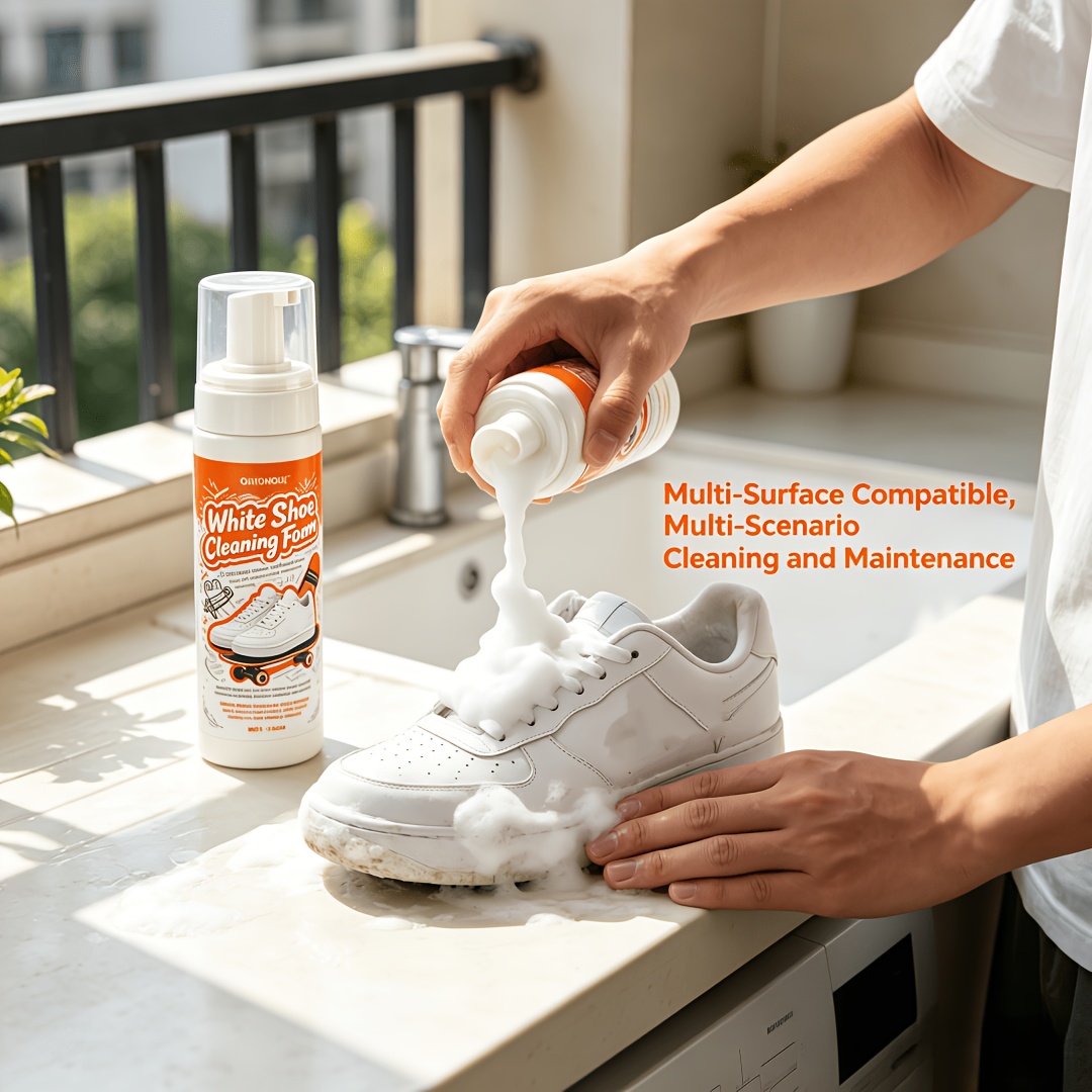 Portable No Rinse White Shoe C - đánh giá và giá Sneaker Care Products