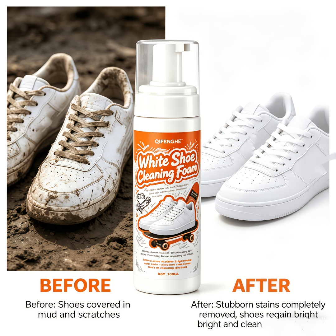 Portable No Rinse White Shoe C - đánh giá và giá Sneaker Care Products