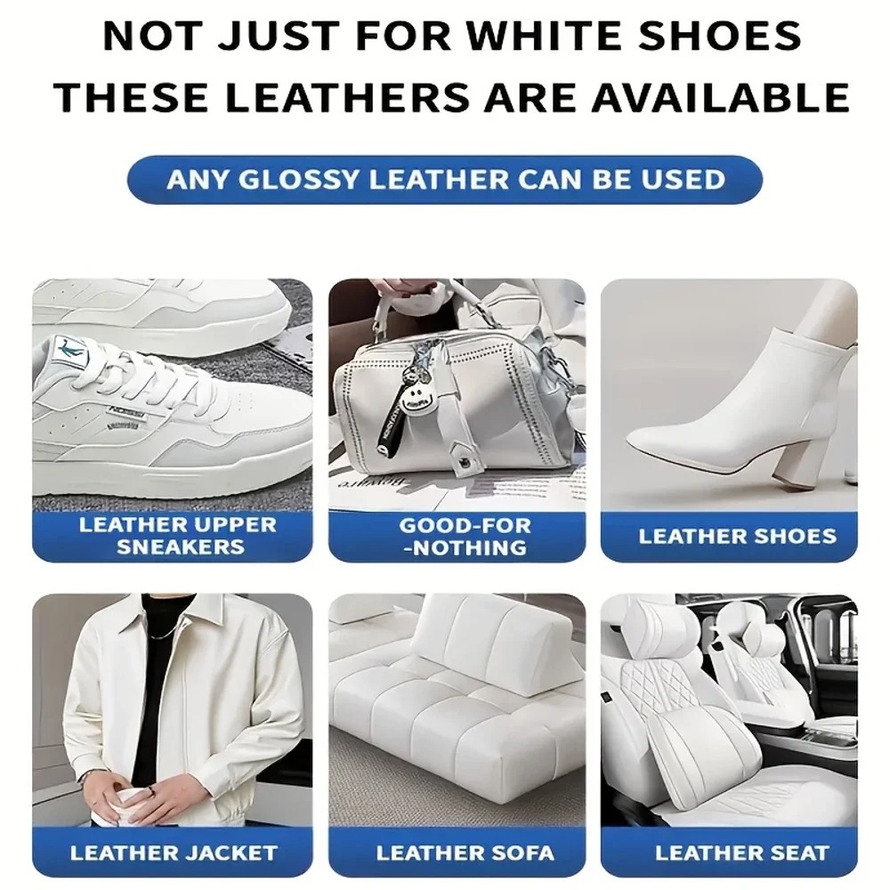 KJM White Leather Repair Cream - đánh giá và giá Sneaker Care Products