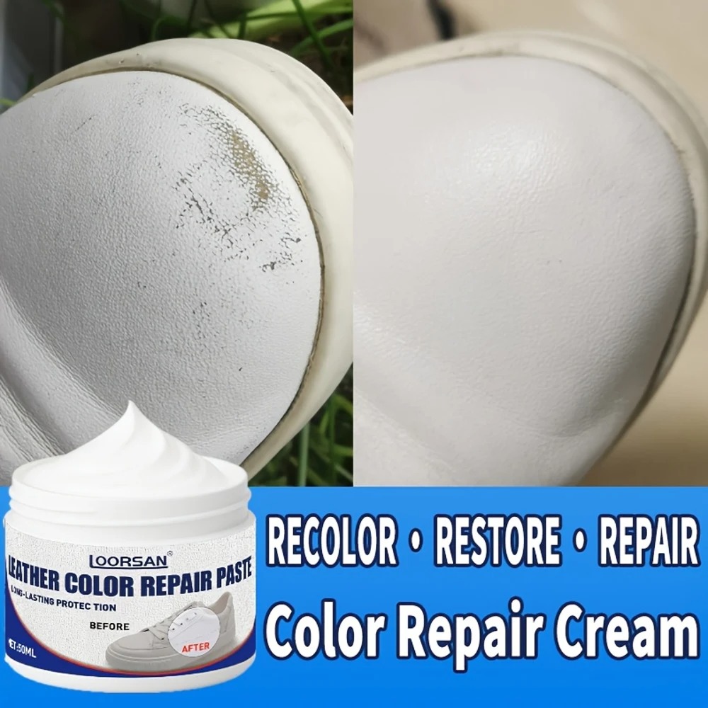 KJM White Leather Repair Cream - đánh giá và giá Sneaker Care Products