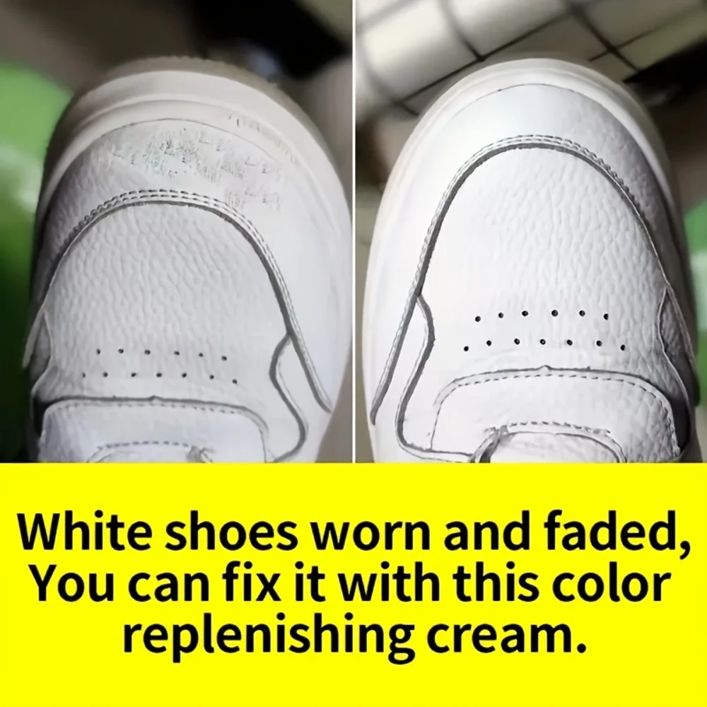 KJM White Leather Repair Cream - đánh giá và giá Sneaker Care Products