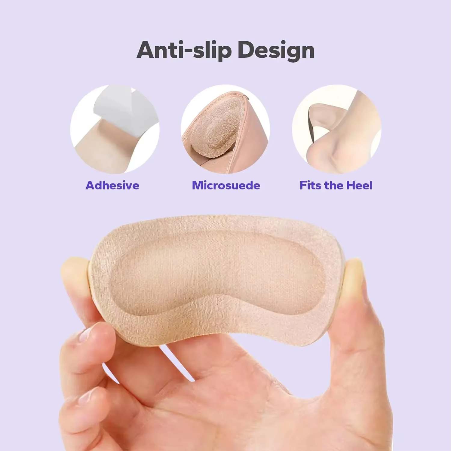 Fashion 2pcs Practical Sticky  - đánh giá và giá Heel Liner Grip