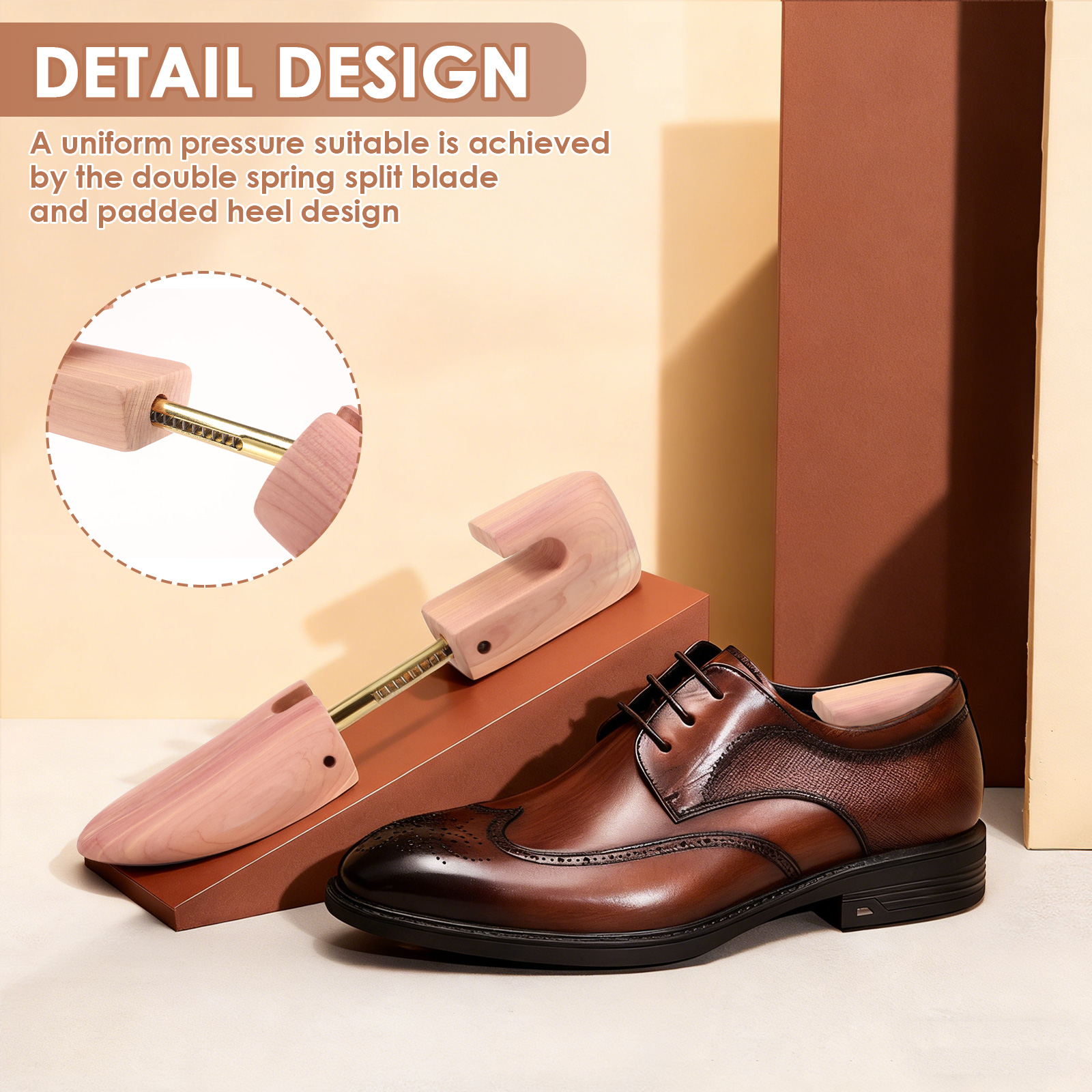 2Pcs Cedar Shoe Trees for Men  - đánh giá và giá Shoe Tree Cedar