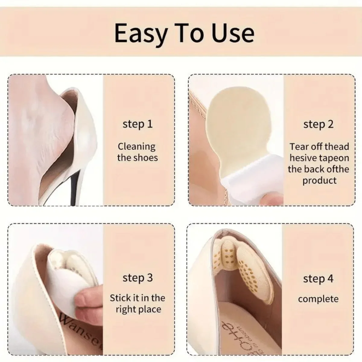 6 pcs Heel Grips Liner Cushion - đánh giá và giá Heel Liner Grip