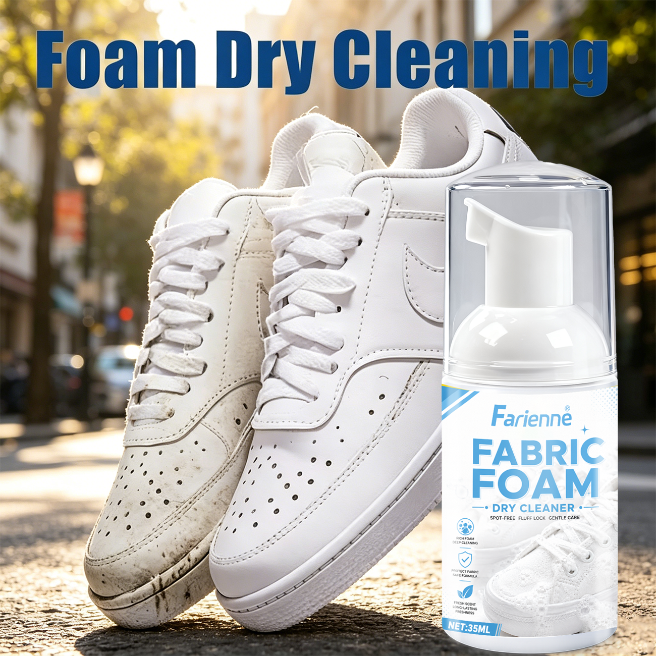Farienne Fabric Foam Dry Clean - đánh giá và giá Sneaker Care Products