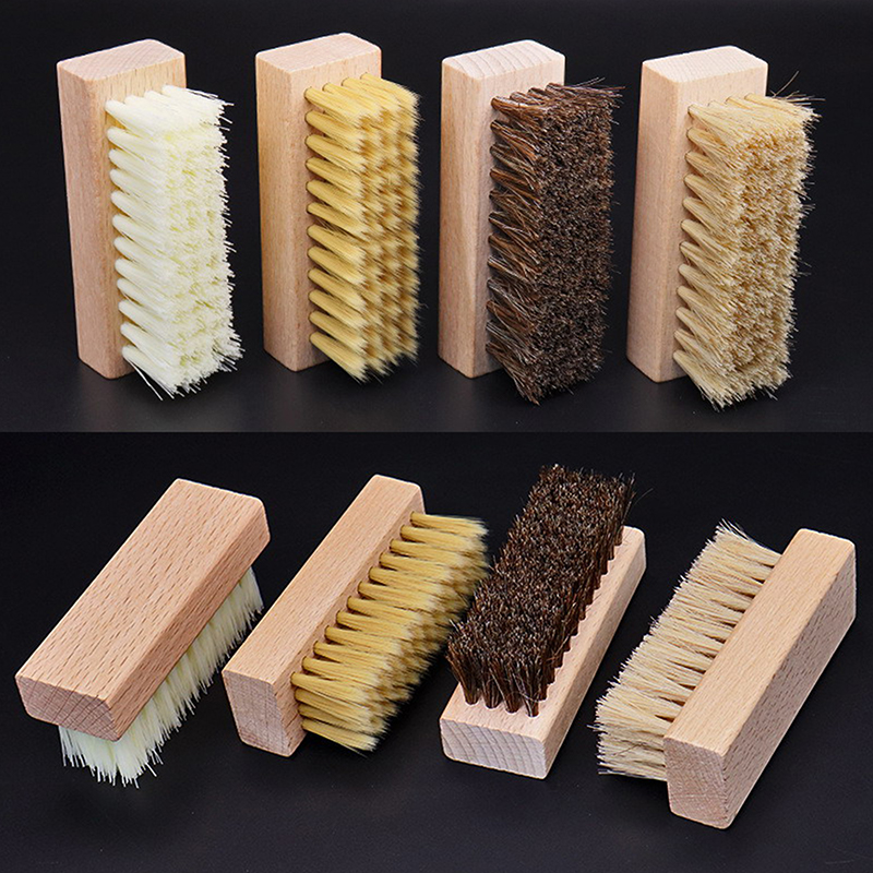 Useful Wood Handle Shoe Brush  - đánh giá và giá Sneaker Cleaning Kit